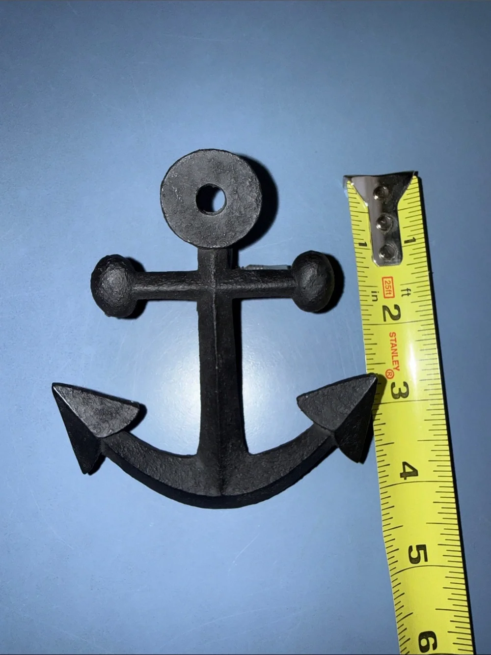 The Land of Nod Black Anchor Finials-2 Pair (one set unpackaged, second in box)